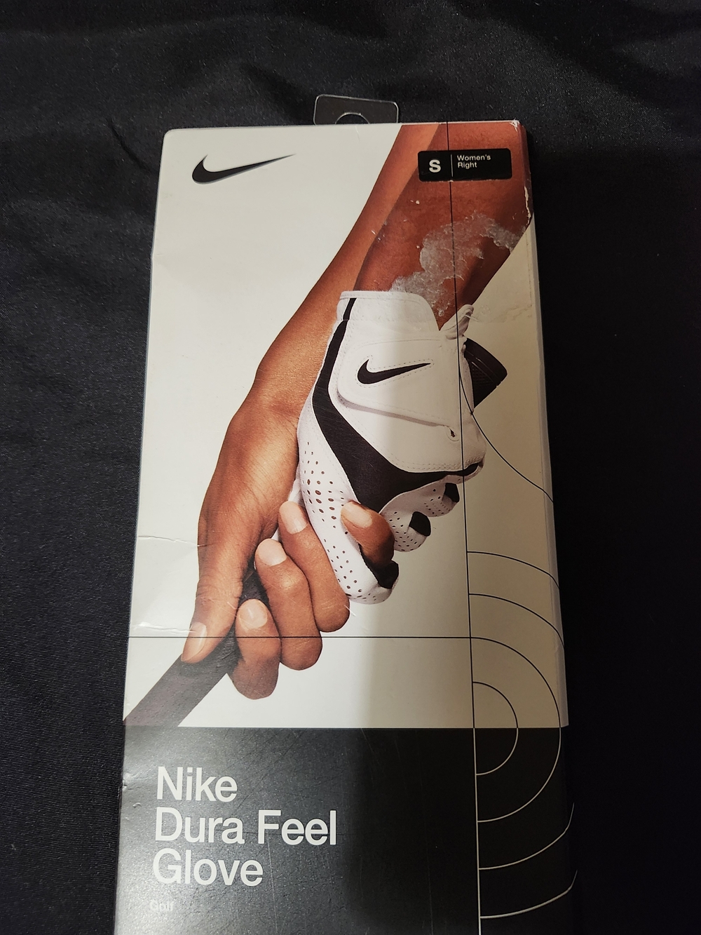 Nike Womens Golf Glove in White and Black